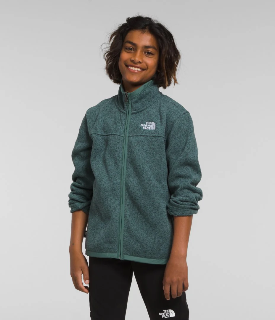 Sweater Fleece Full-Zip Jacket (Boys') - NF0A84LK - Past Season