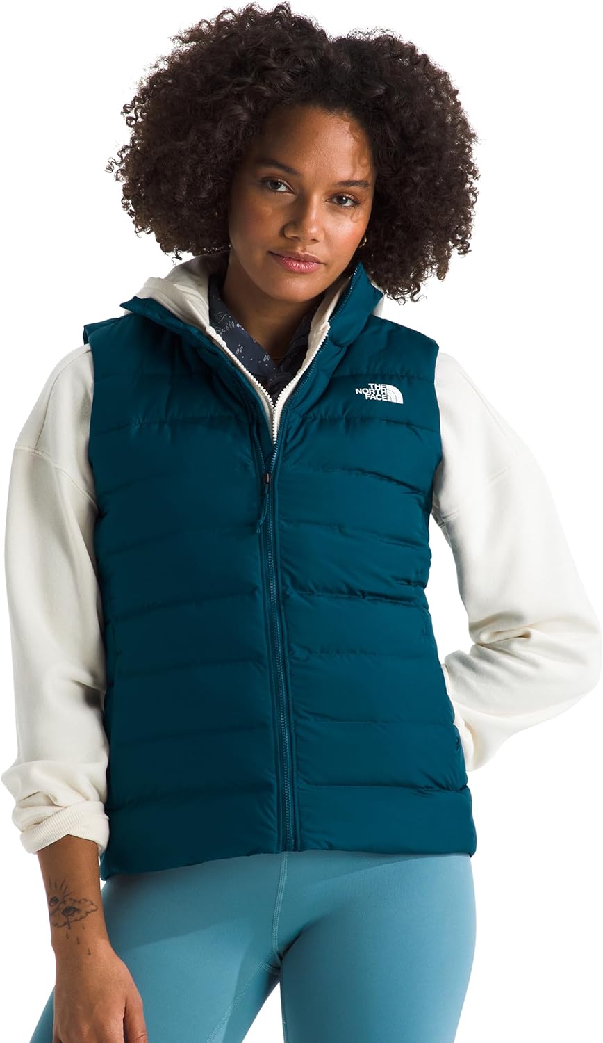 THE NORTH FACE Women's Aconcagua 3 Insulated Vest | Wind Resistant, Water Repellent, 600 Fill Waterfowl Down Insulation