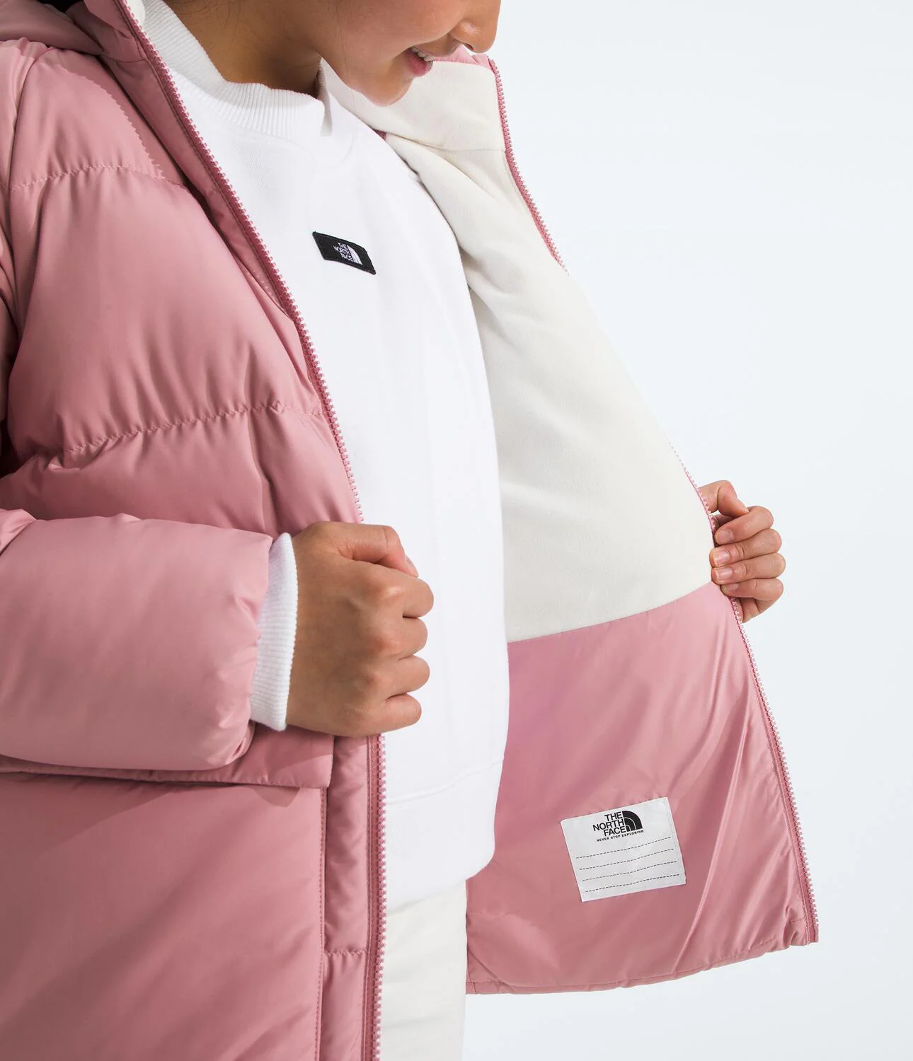 North Down Fleece-Lined Short Parka (Teens') - NF0A88UW