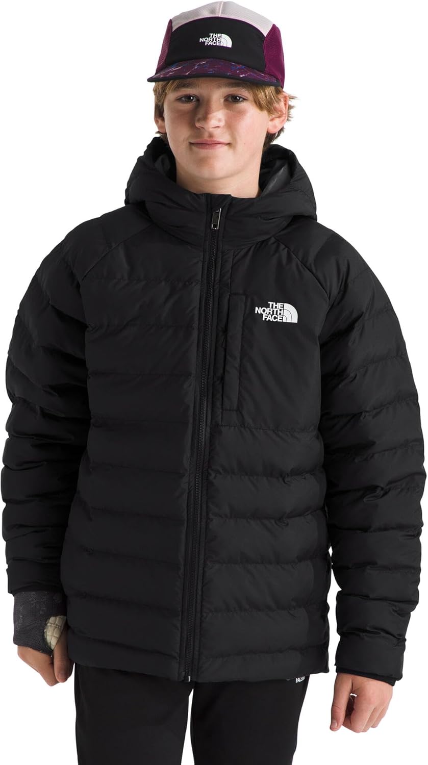 THE NORTH FACE Boys Reversible Perrito Hooded Jacket | Waterproof Winter Puffer Coat, Lightweight Outerwear for Travel
