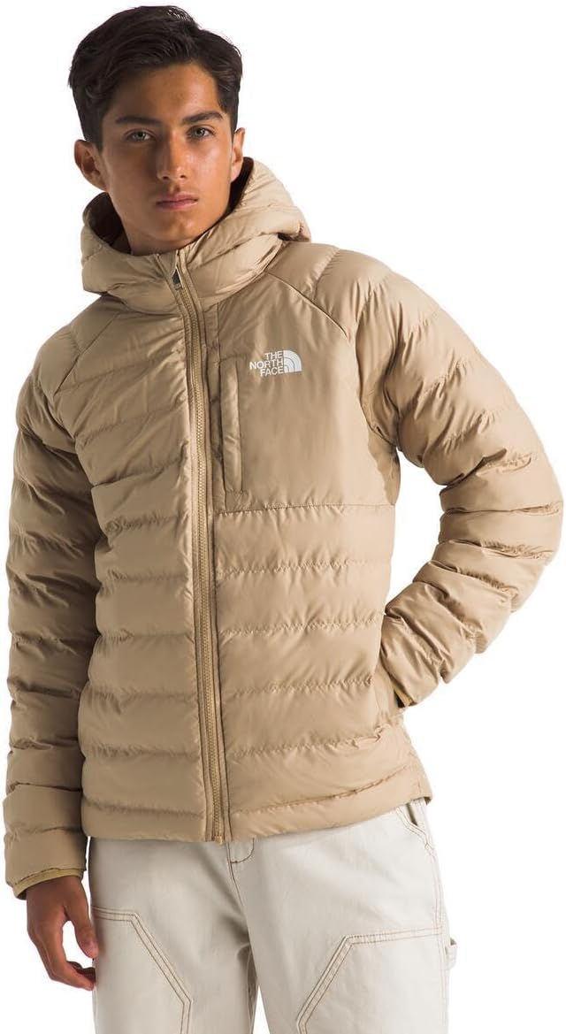 THE NORTH FACE Boys Reversible Perrito Hooded Jacket | Waterproof Winter Puffer Coat, Lightweight Outerwear for Travel