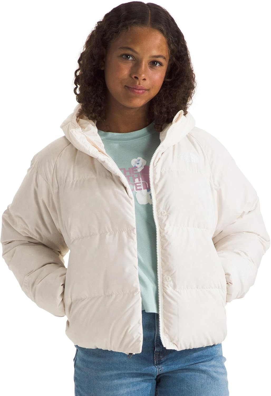 The North Face girls North Down Hooded Jacket