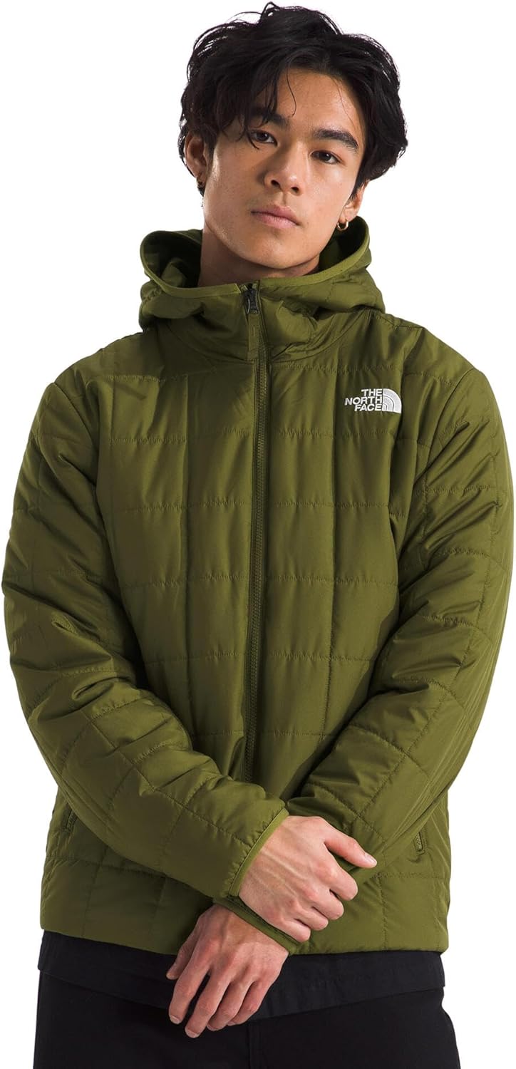 THE NORTH FACE Men's Junction Insulated Hoodie | Water Resistant With Heatseeker Insulation, 3-piece Hood & Zip Pockets