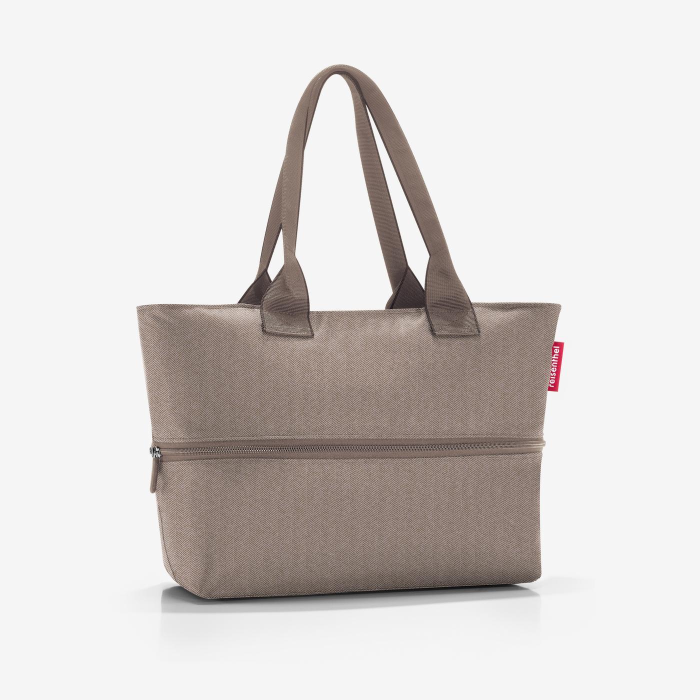 shopper e1 herringbone mokka