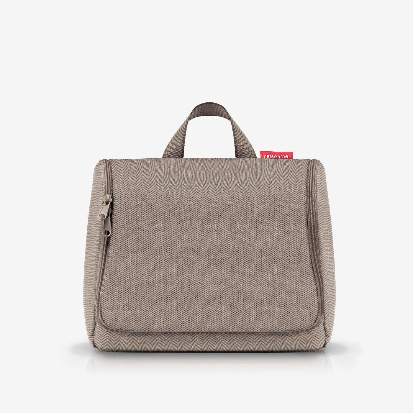 toiletbag XL herringbone mokka