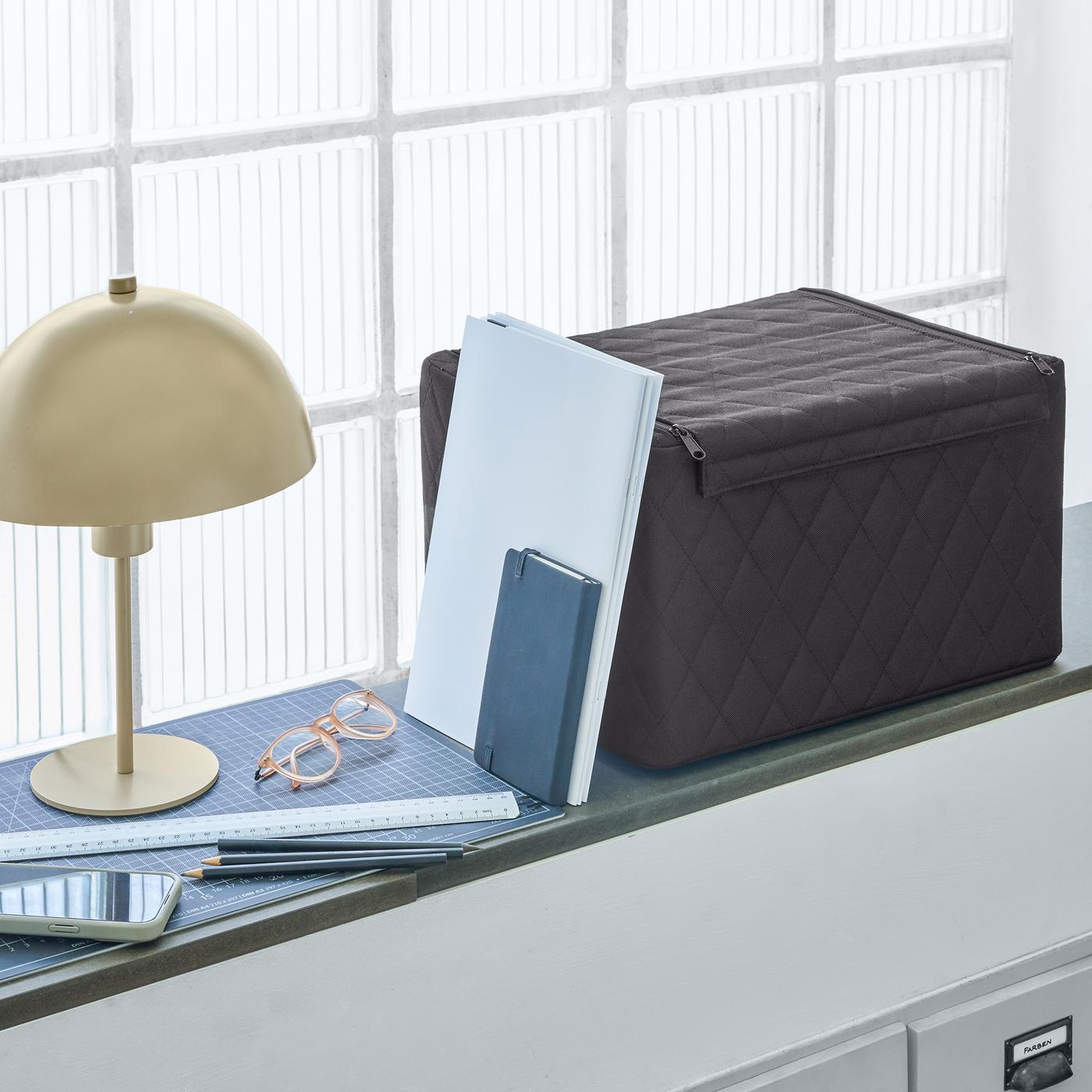 storagebox M rhombus black