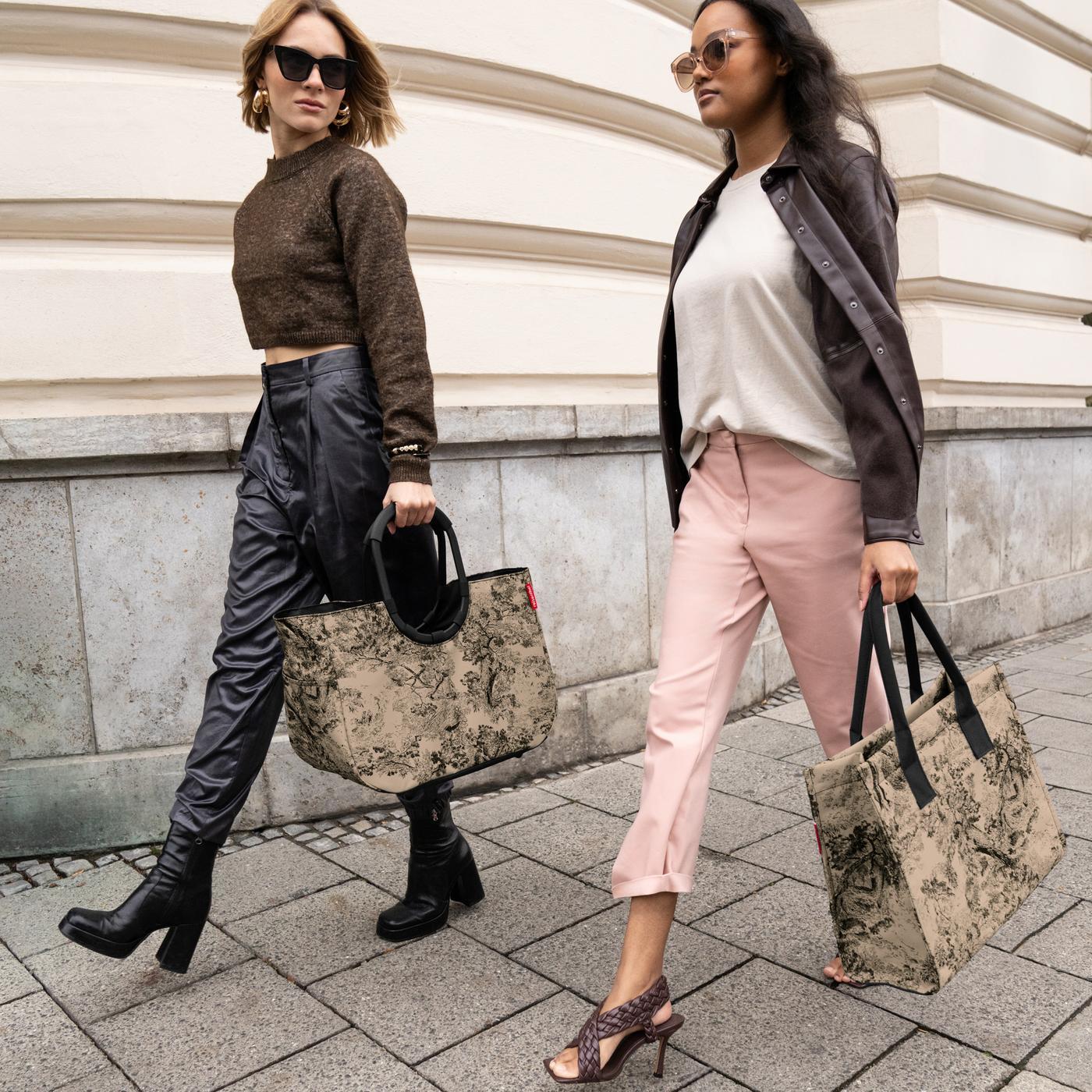 loopshopper L jacquard brown