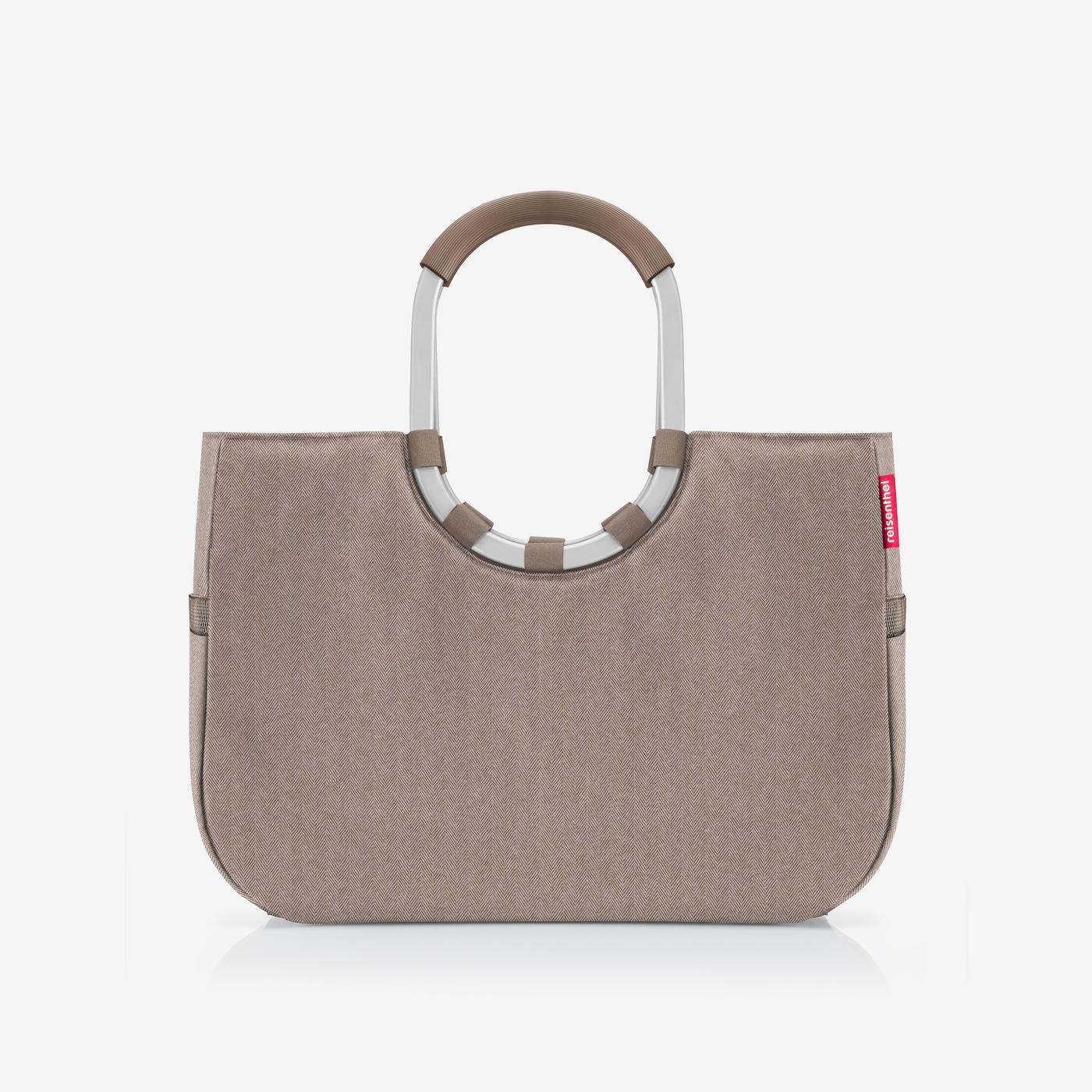 loopshopper L herringbone mokka