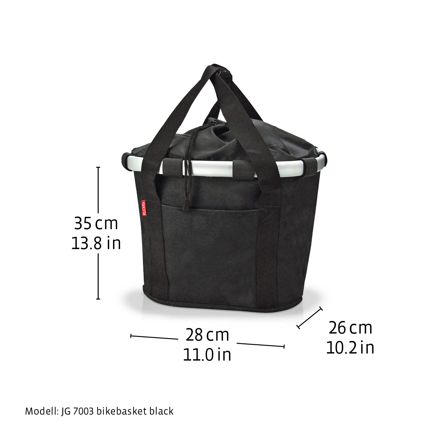 bikebasket twist silver