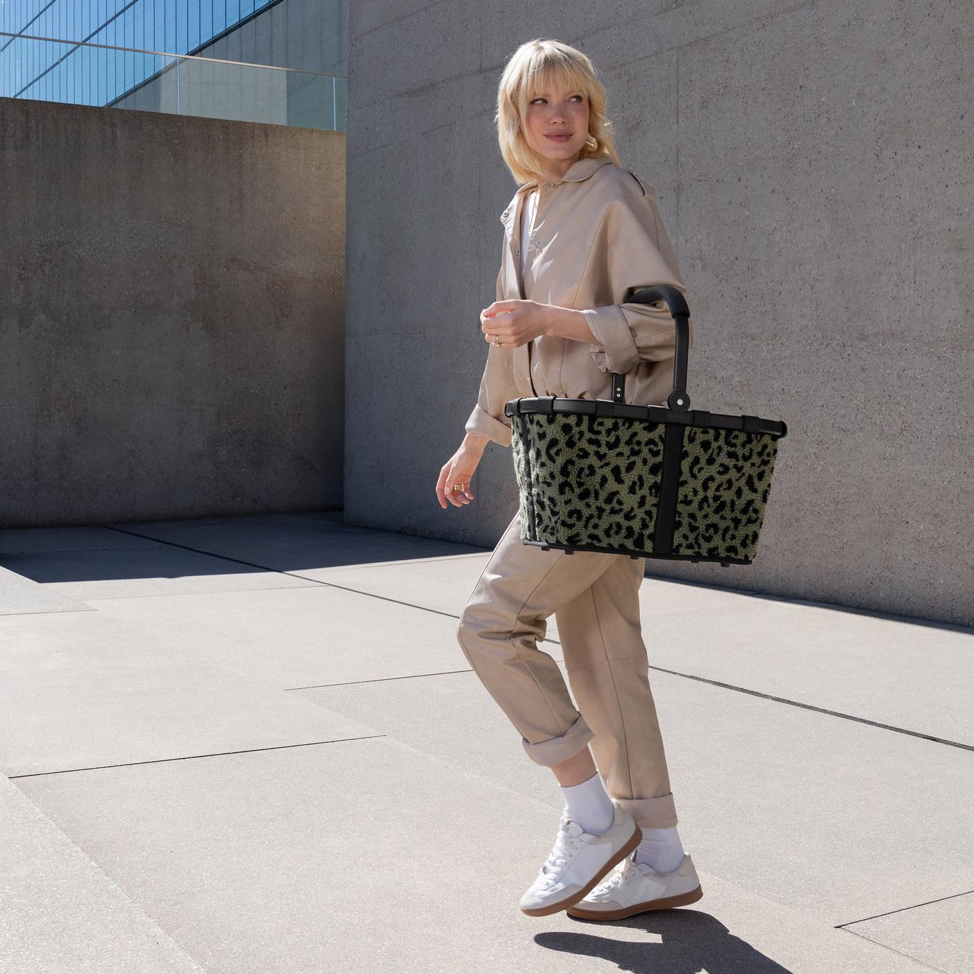 carrybag teddy leo olive