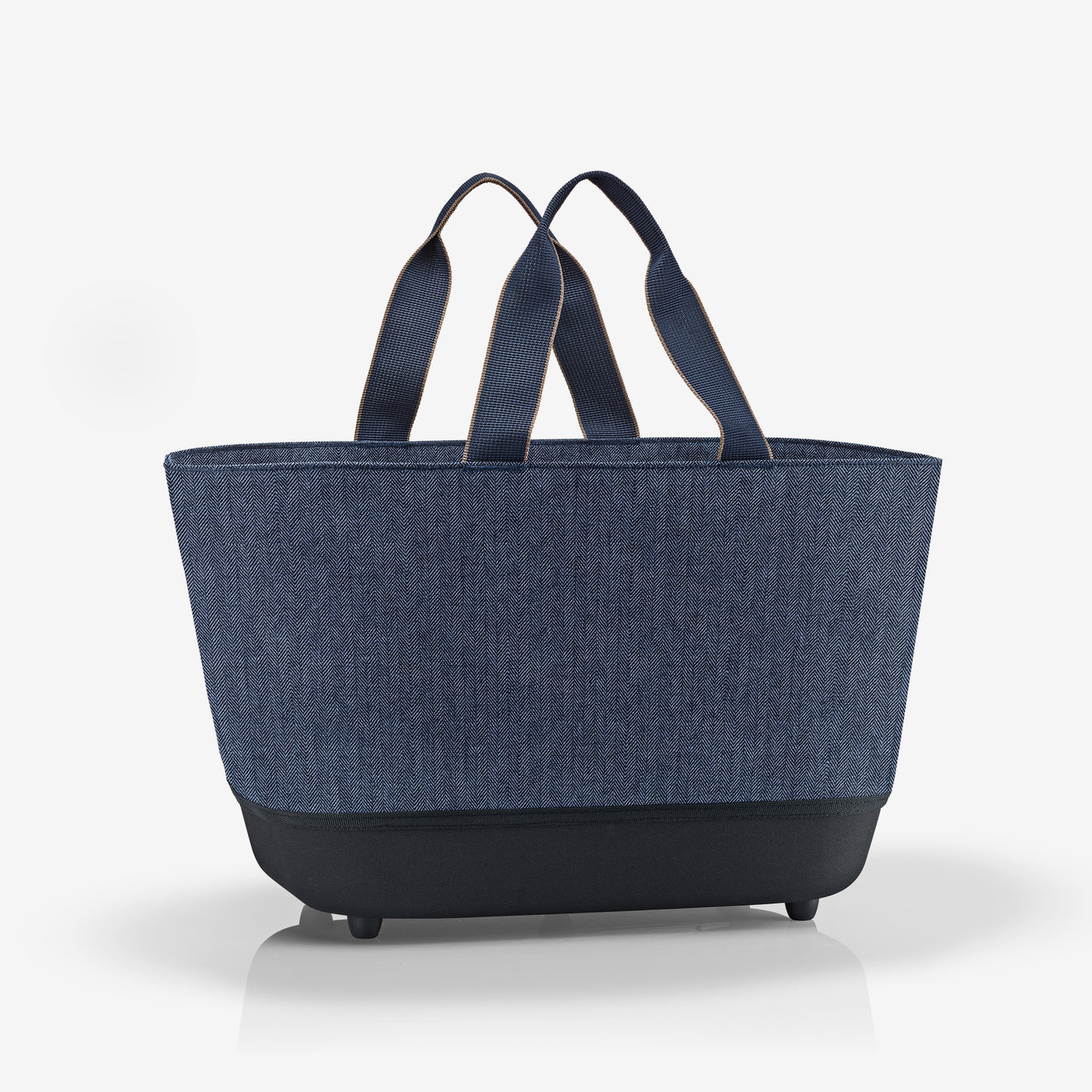 shoppingbasket herringbone dark blue
