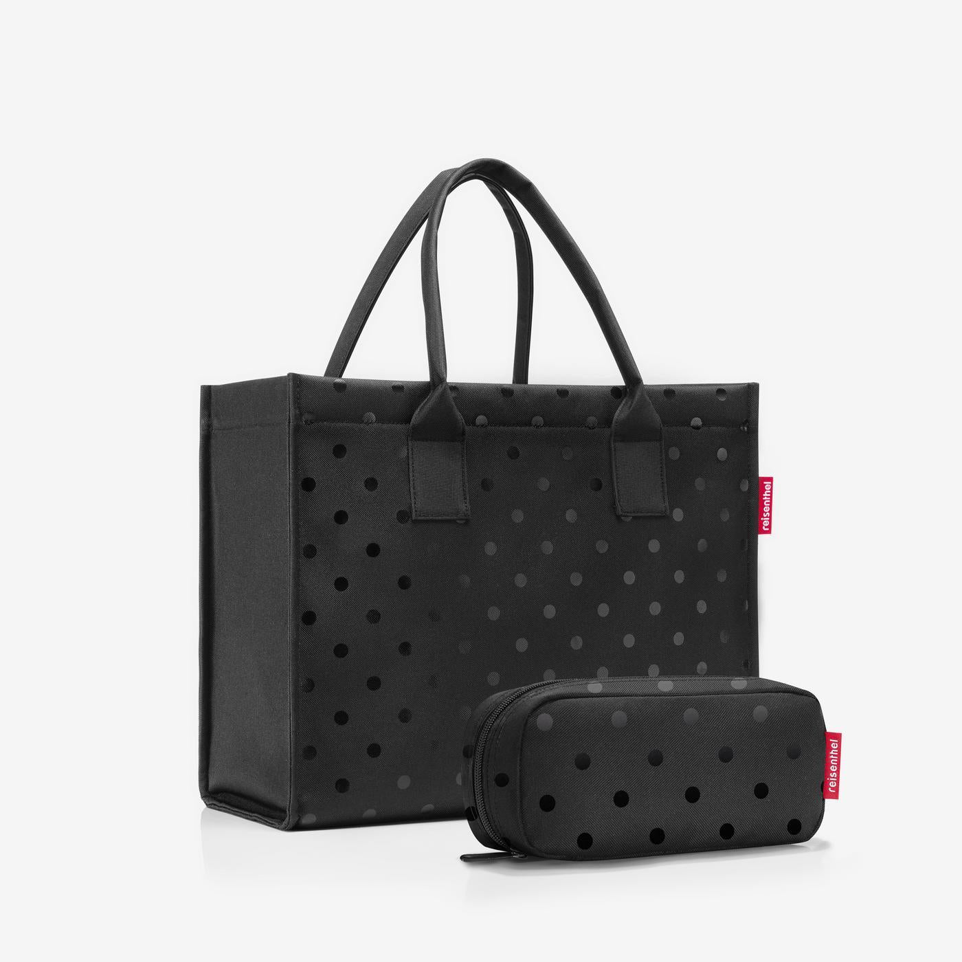 daily shopper set #1 glossy dots black