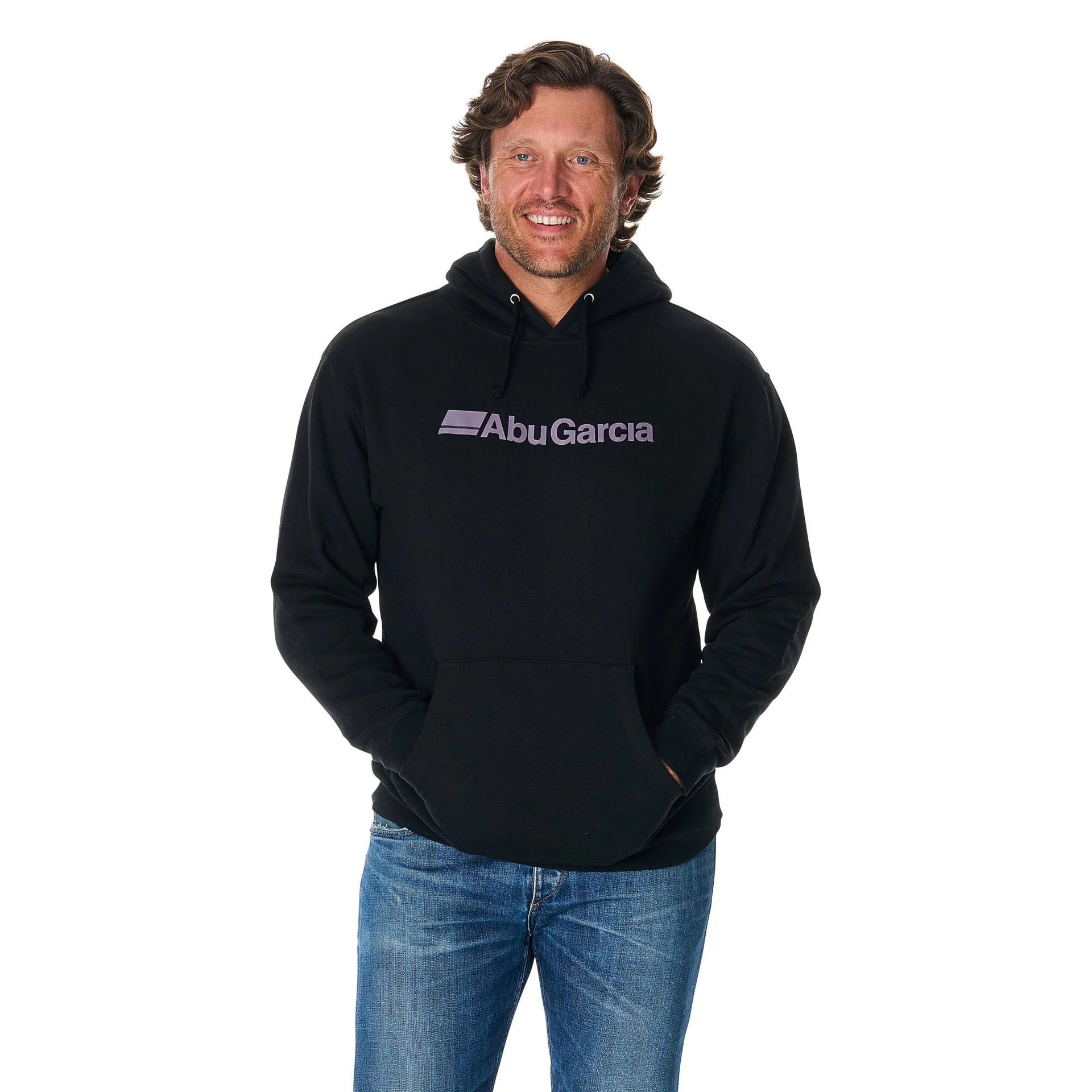 Front Logo Fleece Pullover Hoodie