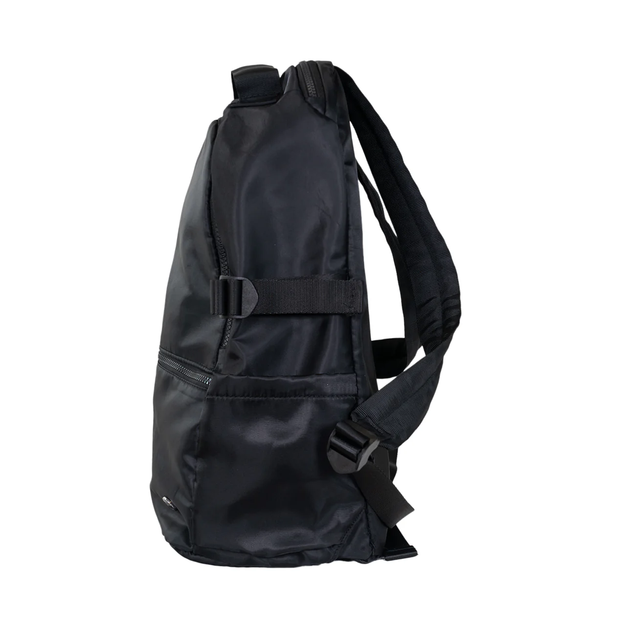 SPORTY NYLON SQUARE BACKPACK BLACK