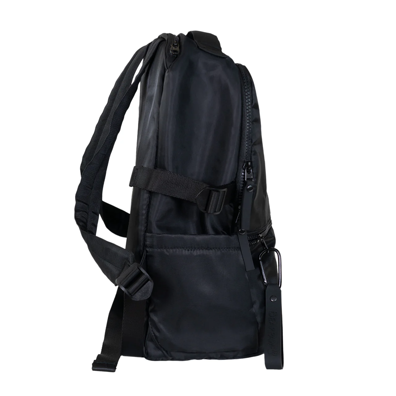 SPORTY NYLON SQUARE BACKPACK BLACK