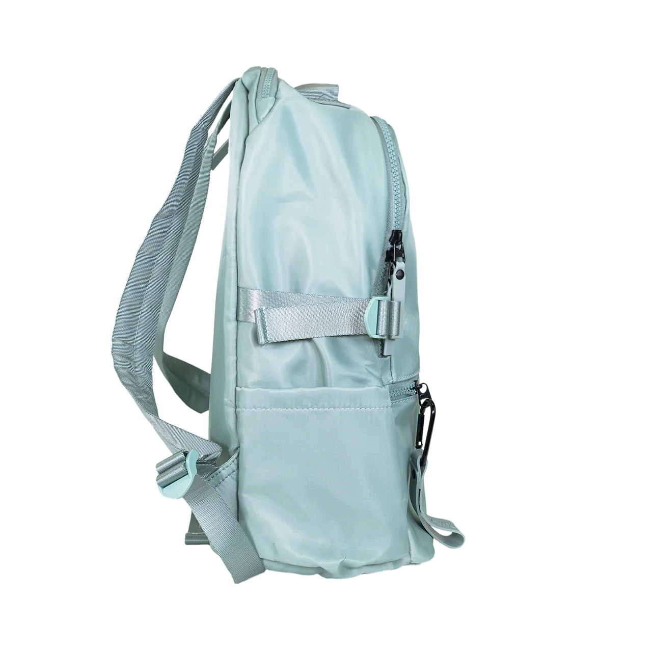 SPORTY NYLON SQUARE BACKPACK SAGE