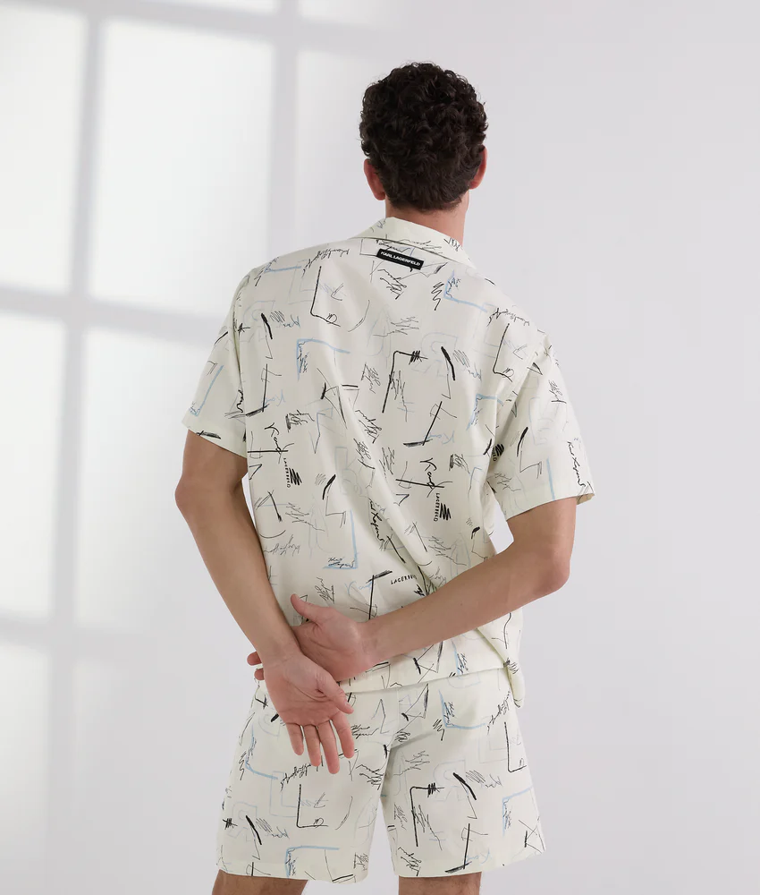 ALL-OVER-PRINT BOWLING SHIRT