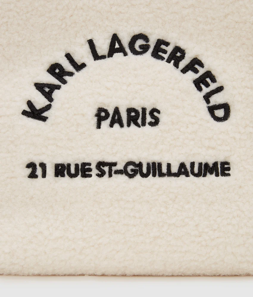 Rue St-Guillaume mini shearling tote bag