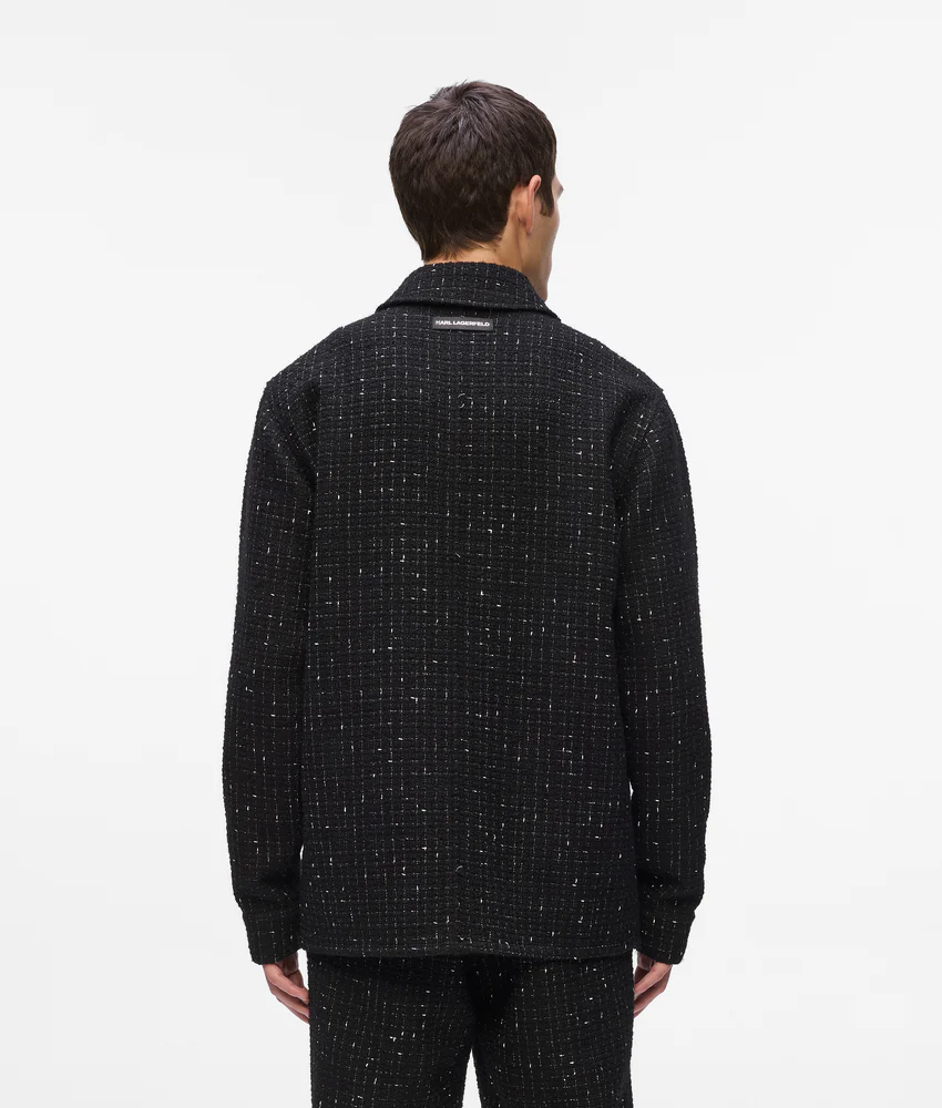 Boucle overshirt