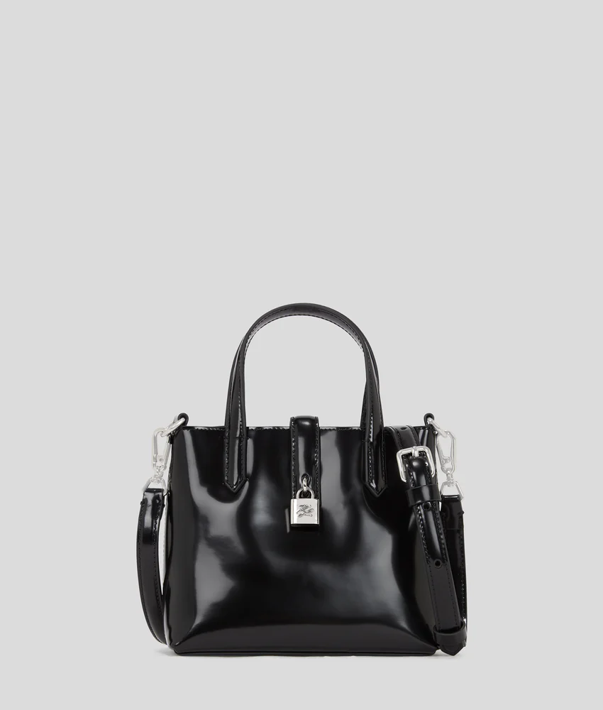 K/AUTOGRAPH PADLOCK MINI TOTE BAG