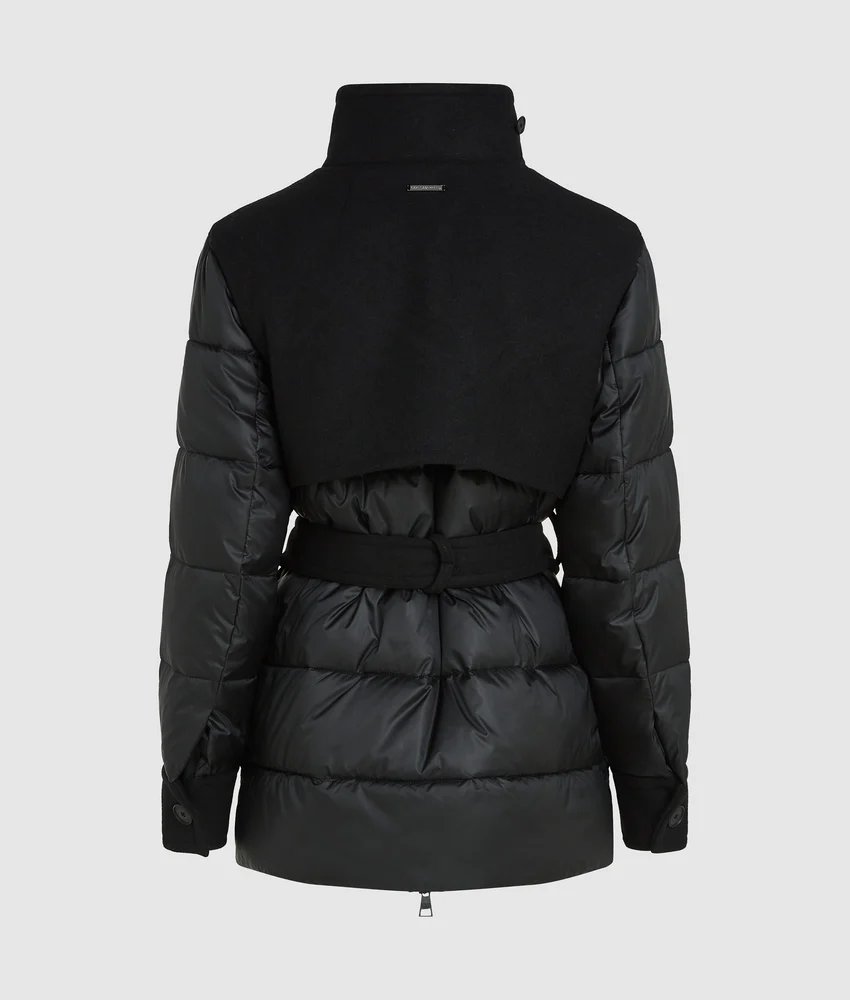 Wool-blend puffer jacket
