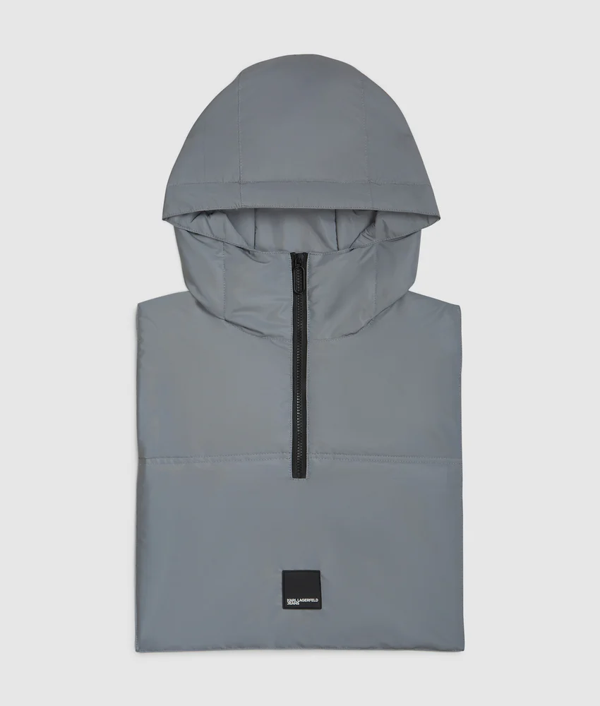 Sleeveless reflective hood
