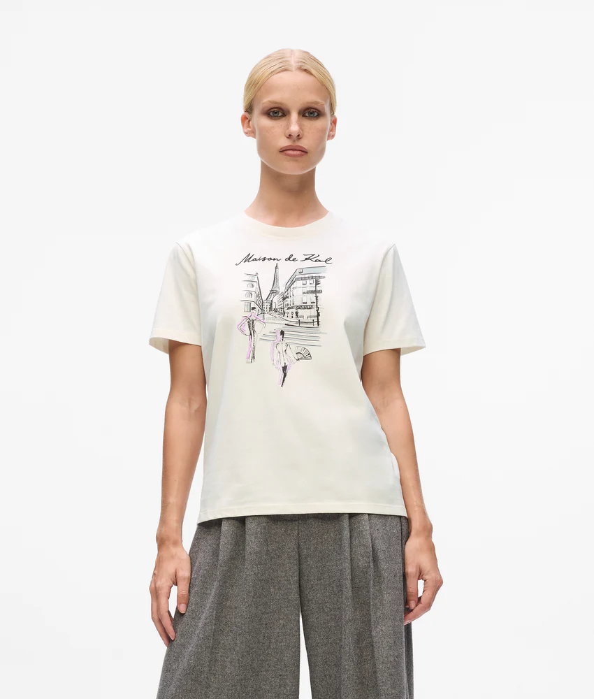 Paris sketch T-shirt