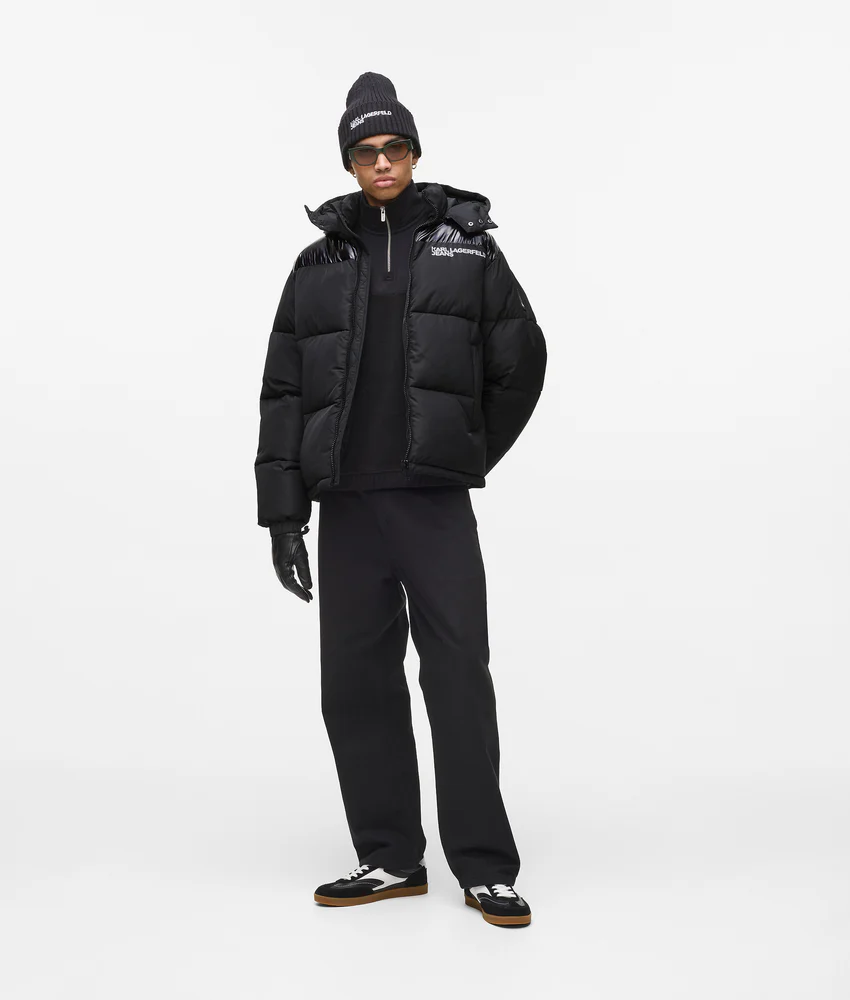 Logo puffer jacket