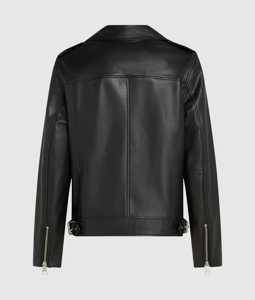 KARL ESSENTIAL LEATHER JACKET