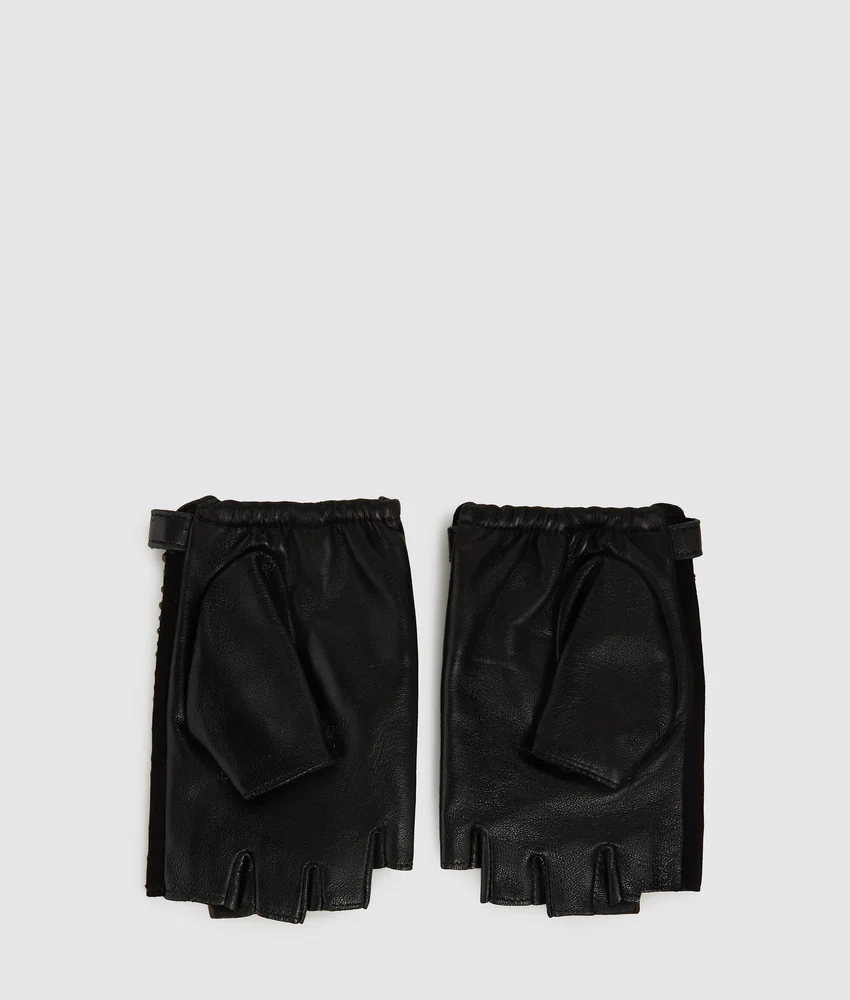 K/Autograph rhinestone fingerless gloves