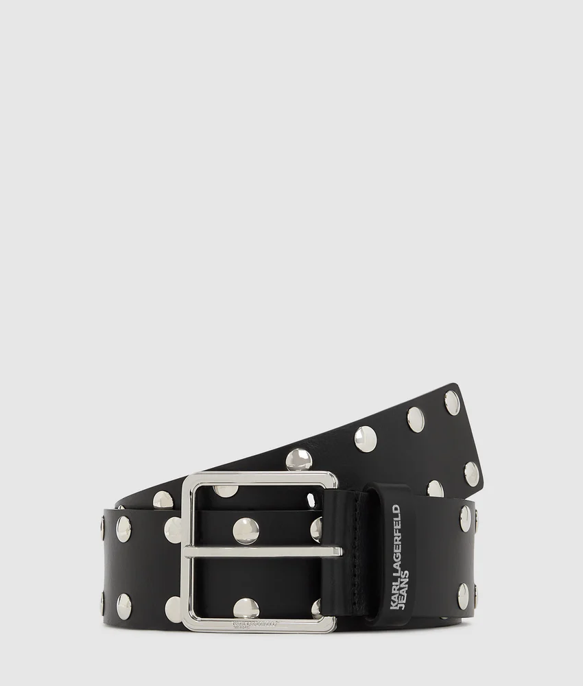 Wide studded belt