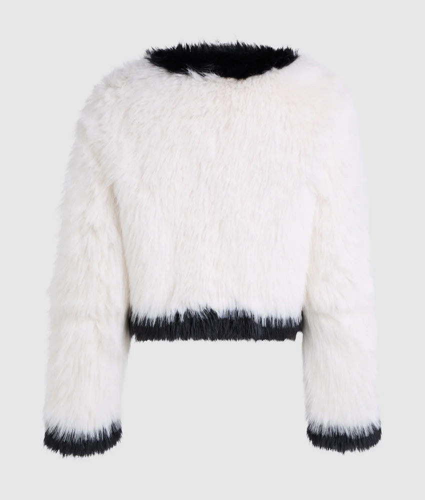 Faux-fur jacket