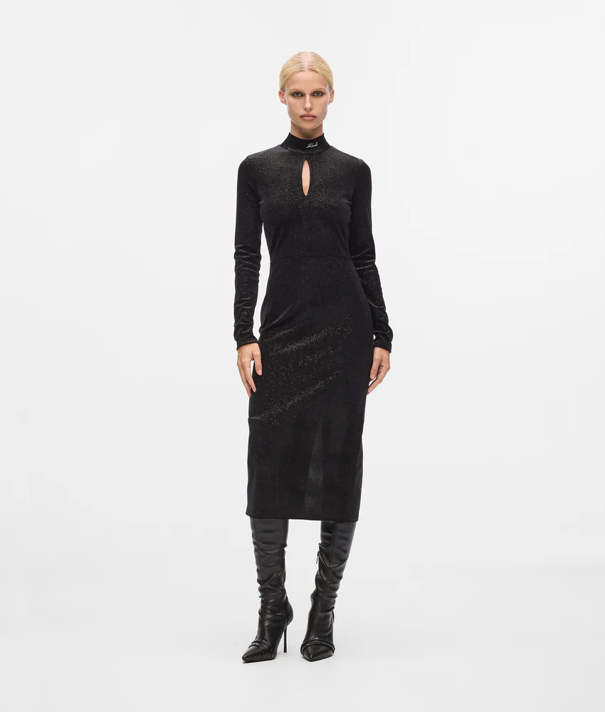 Sparkling velvet dress