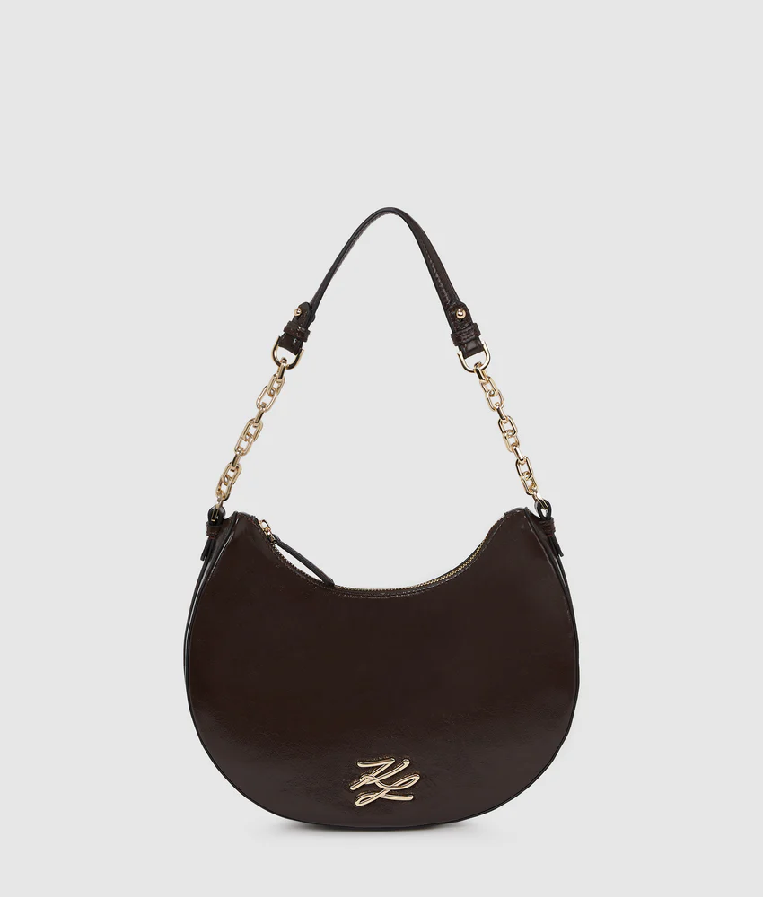 K/Autograph glossy moon shoulder bag