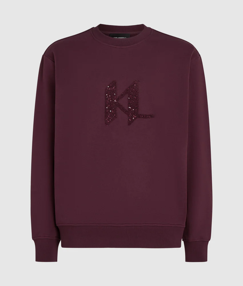 Sequin Monogram sweatshirt