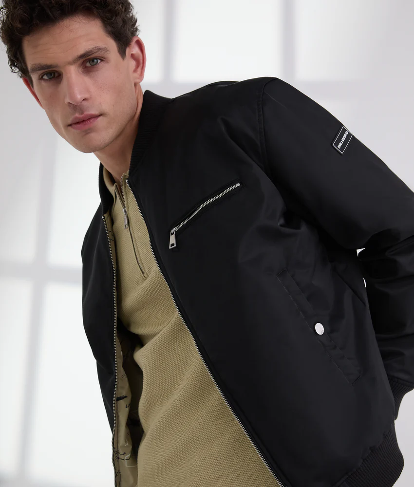 REVERSIBLE BOMBER JACKET