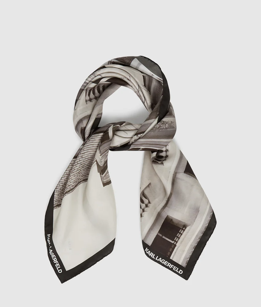 Maison de Karl silk scarf
