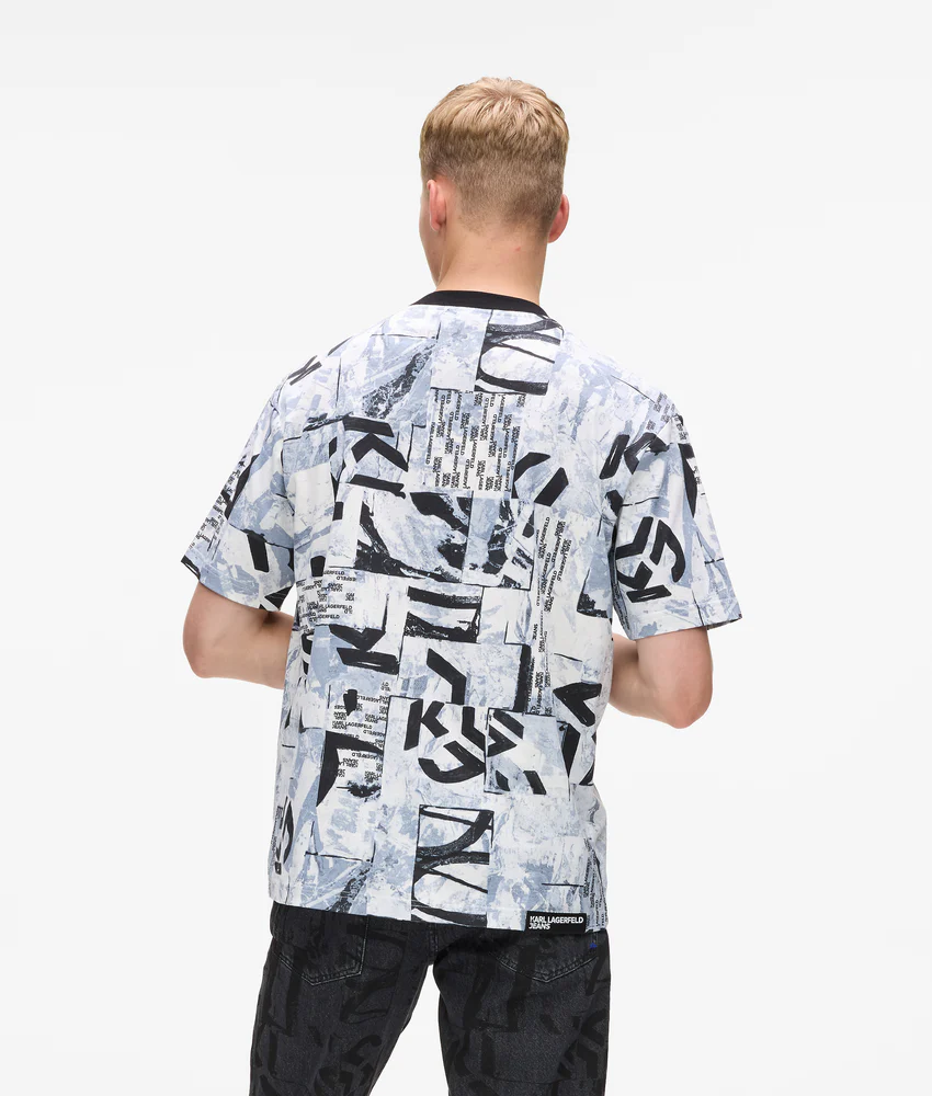 Relaxed all-over monogram T-shirt