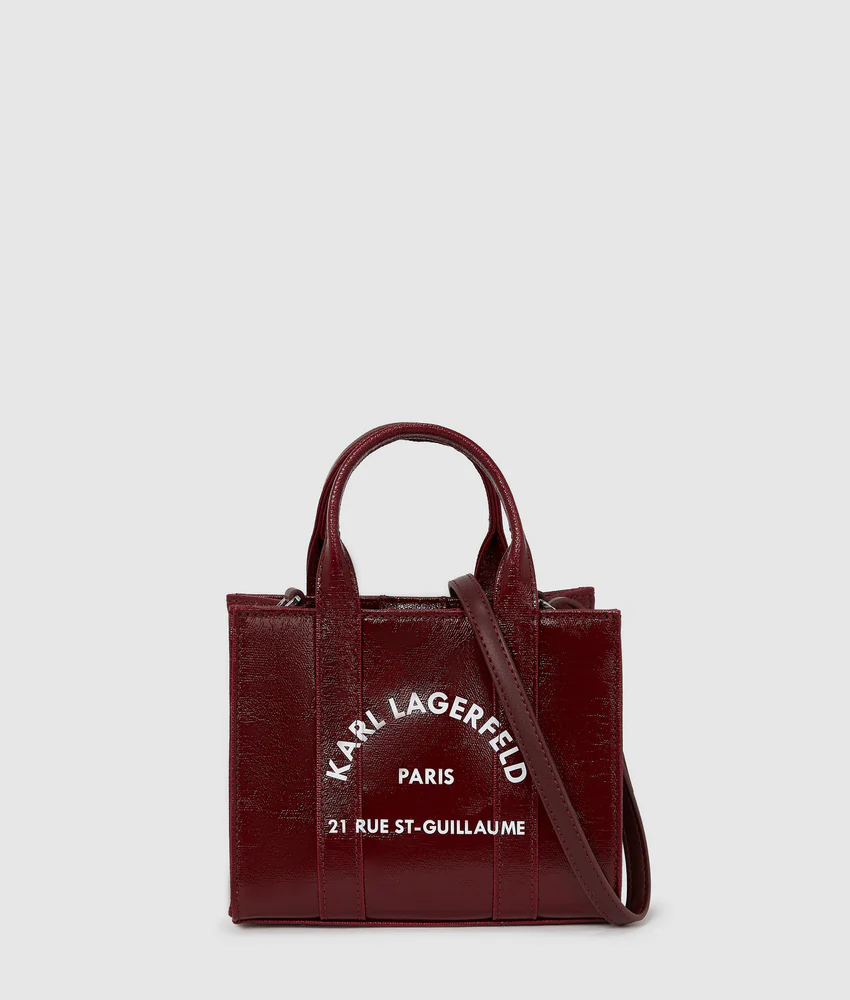 Rue St-Guillaume mini coated tote bag
