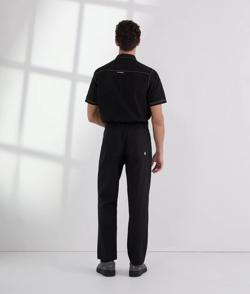 CONTRAST STITCH PANTS