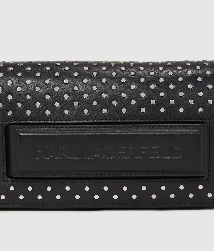 Ikon K studded shoulder bag
