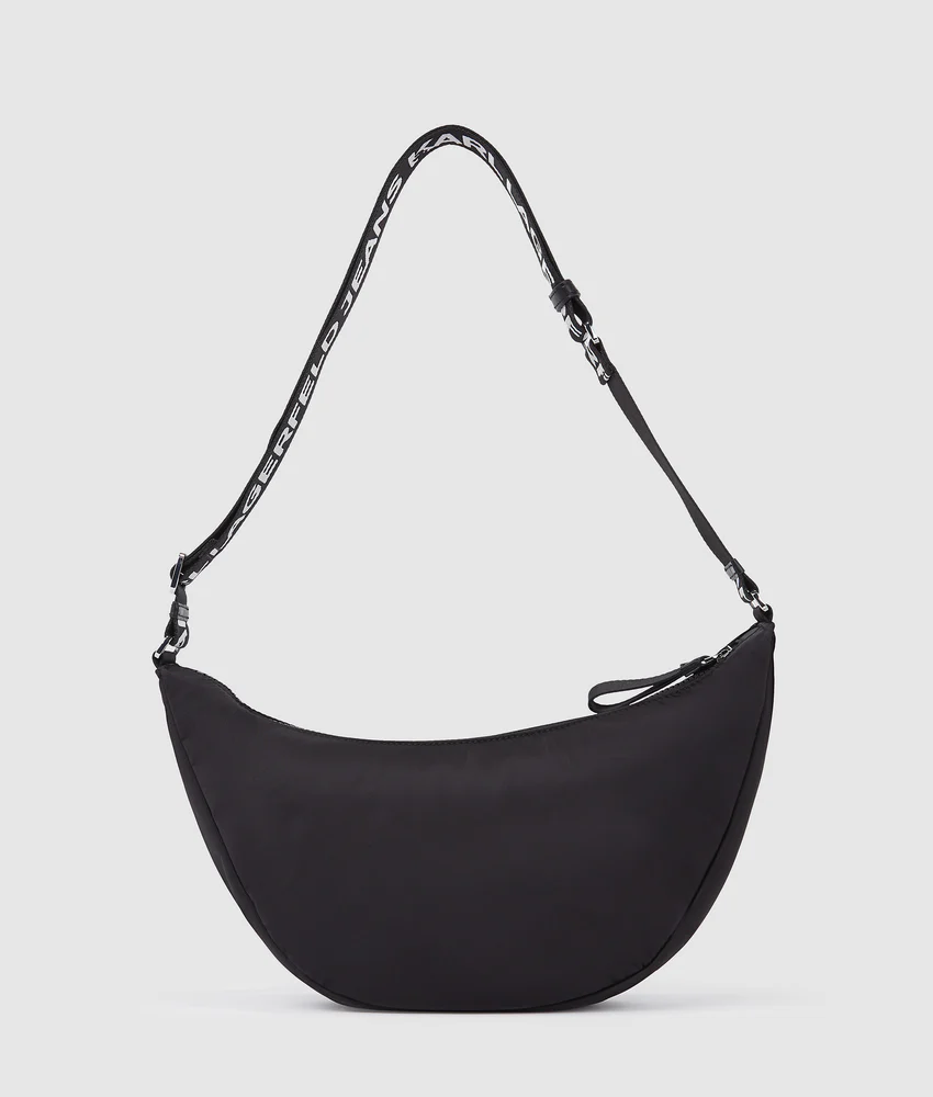 Logo nylon sling bag