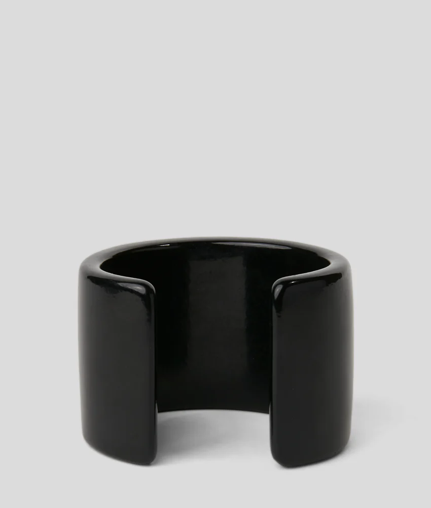 K/SIGNATURE RHINESTONES CUFF BRACELET