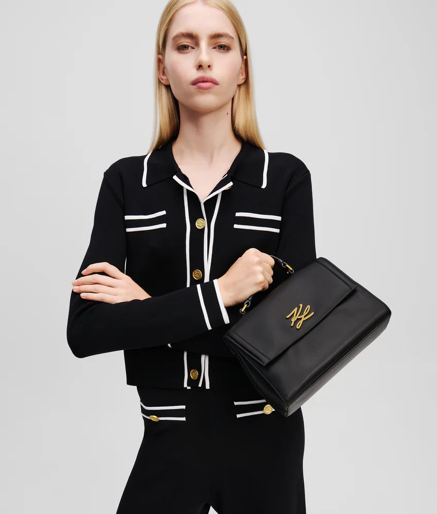 K/AUTOGRAPH TOP-HANDLE CROSSBODY BAG