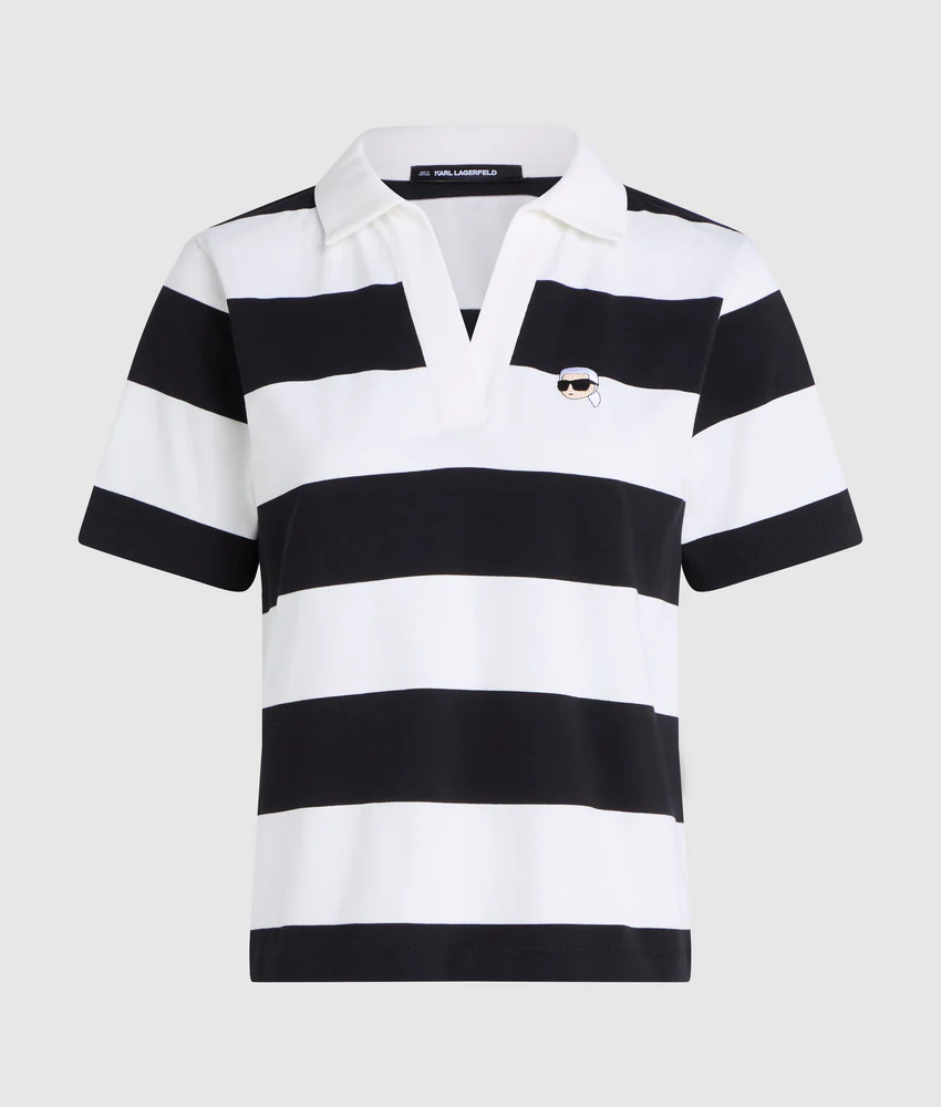 Ikon stripe polo shirt