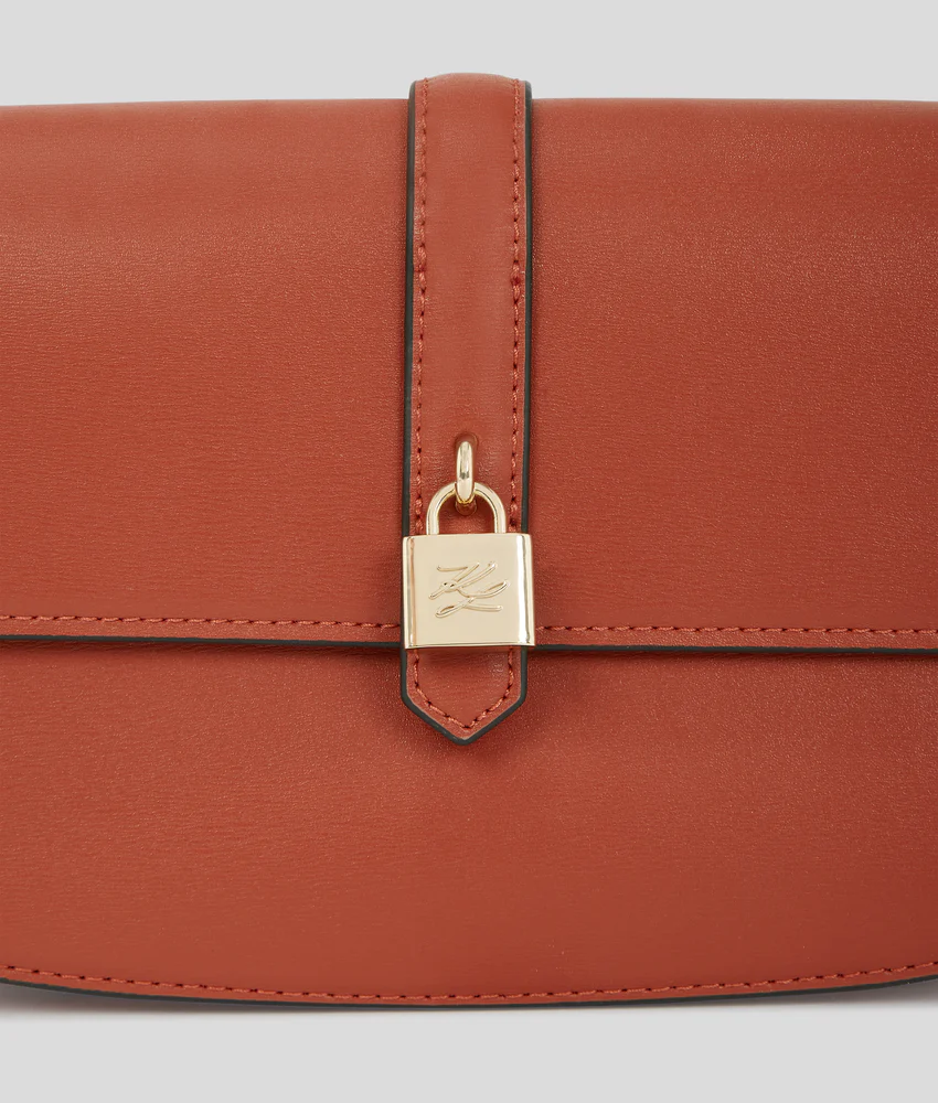 K/AUTOGRAPH PADLOCK SHOULDER BAG