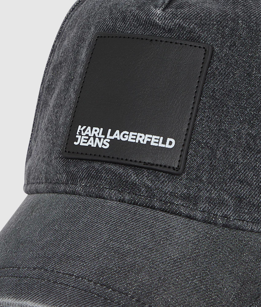 Box logo denim cap