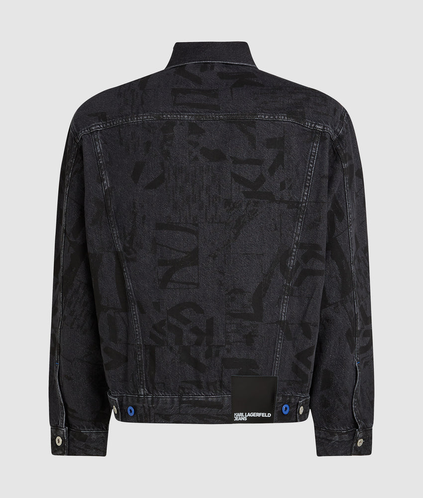 All-over Monogram denim jacket