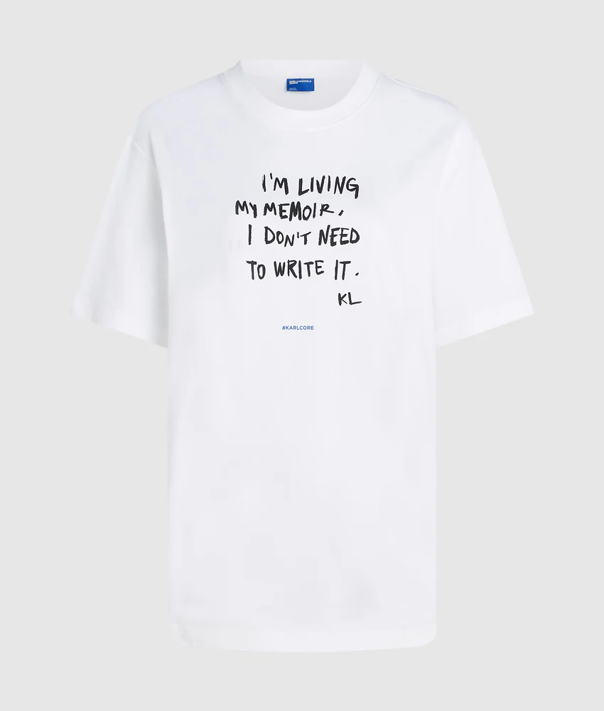Relaxed Karl quote T-shirt