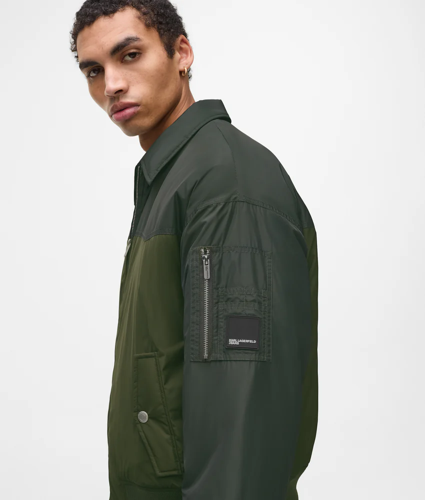 Padded bomber jacket